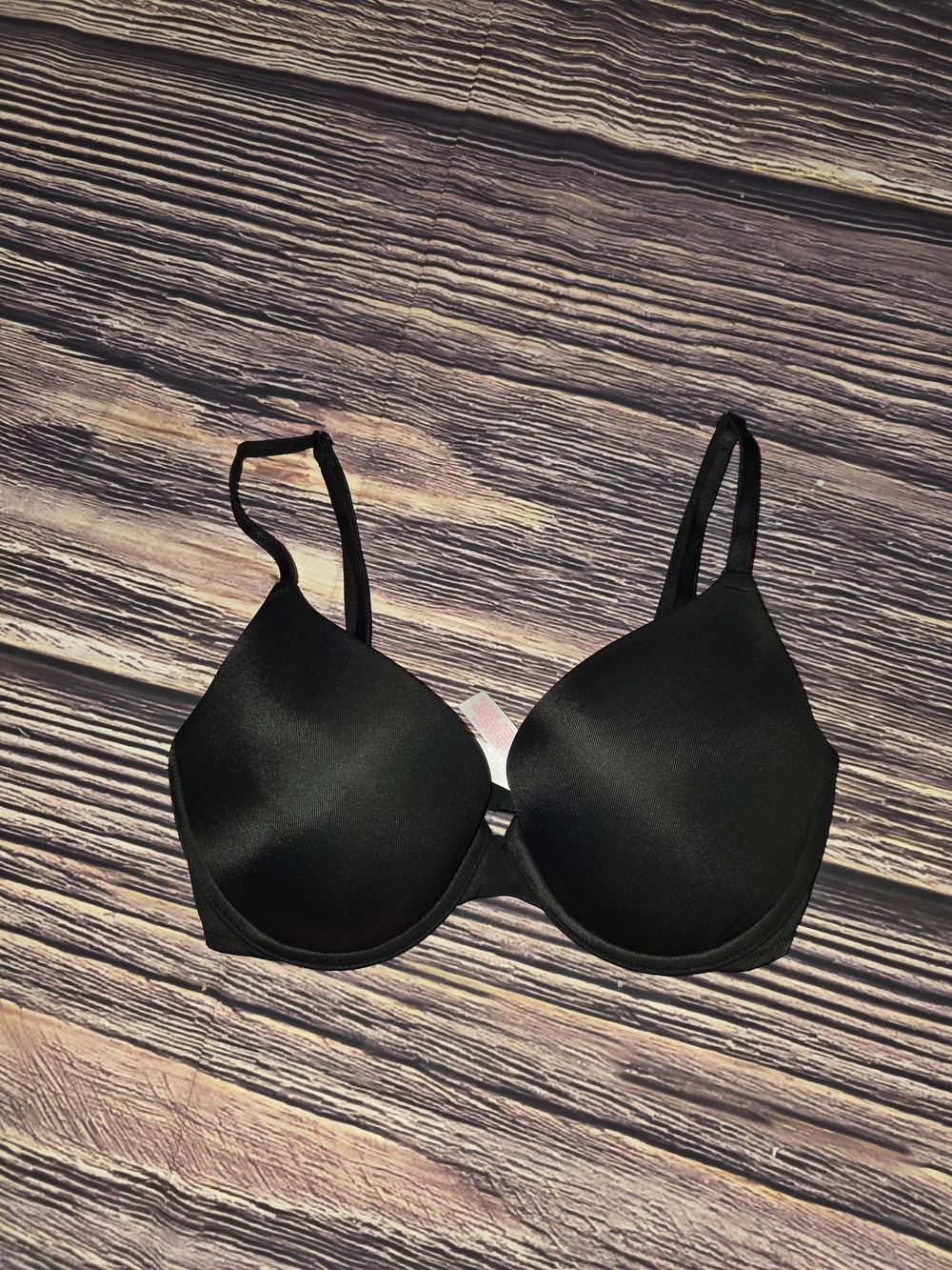 PINK Victoria's Secret Black Smooth T-Shirt Bra
